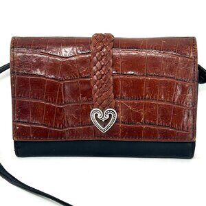 Brighton Brown and Black Clutch